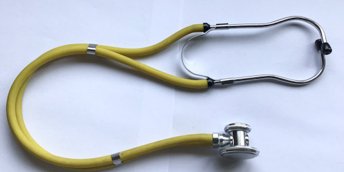 Vintage medical stethoscope